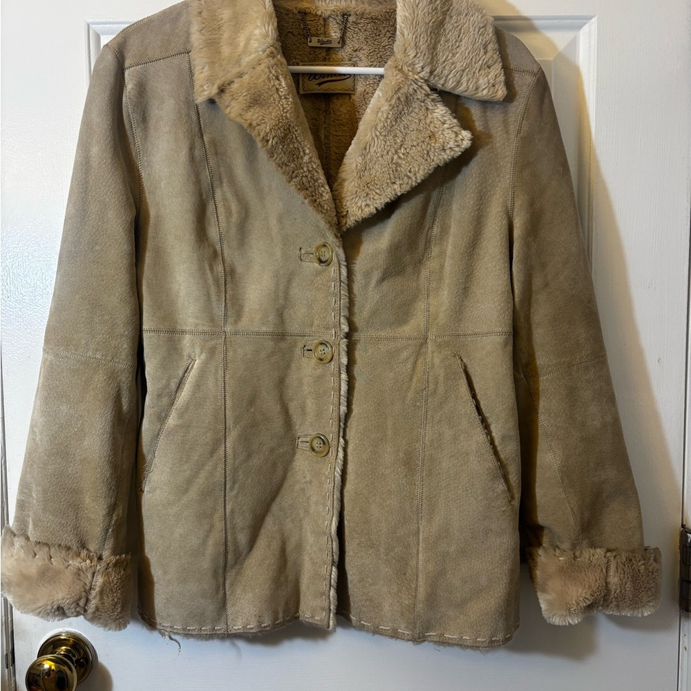 Elegant Beige Teddy Jacket for Women